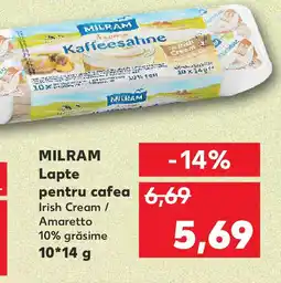 Kaufland MILRAM Lapte pentru cafea Ofertă