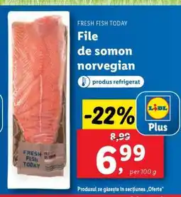 Lidl File de somon norvegian Ofertă