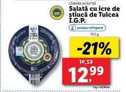 Lidl Salată cu icre de știucă de Tulcea I.G.P Ofertă