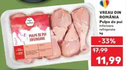 Kaufland Pulpe de pui inferioare refrigerate Ofertă