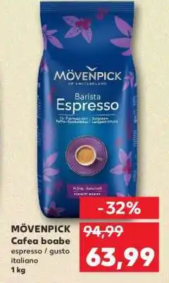 Kaufland MÖVENPICK Cafea boabe espresso / gusto italiano Ofertă