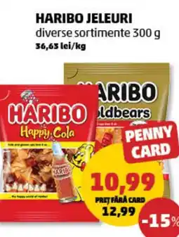 Penny Haribo jeleuri Ofertă