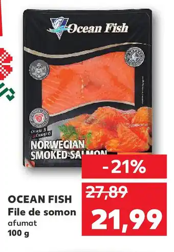 Kaufland OCEAN FISH File de somon afumat Ofertă