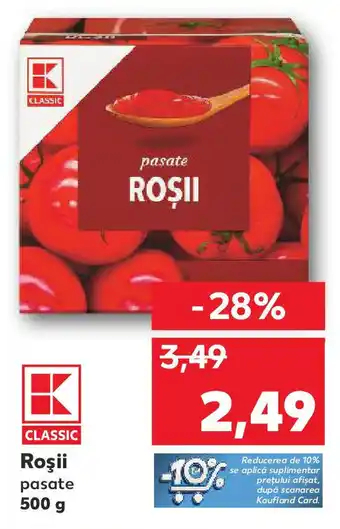 Kaufland Roşii pasate Ofertă