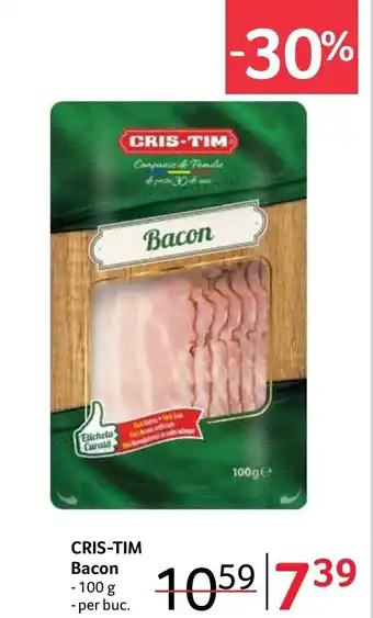 Selgros CRIS-TIM Bacon Ofertă