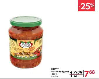 Selgros AROVIT Tocană de legume Ofertă
