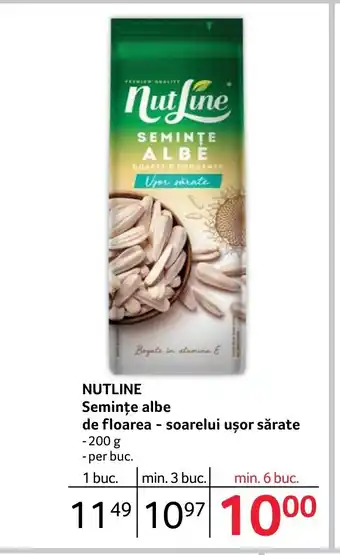 Selgros NUTLINE Semințe albe de floarea-soarelui uşor sărate Ofertă