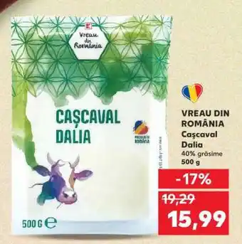 Kaufland Cașcaval Dalia Ofertă