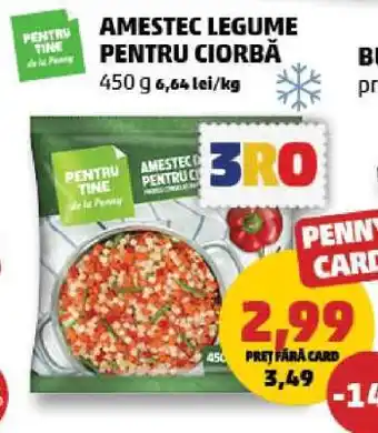 Penny Amestec Legume pentru Ciorbă Ofertă