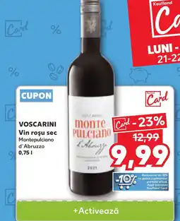 Kaufland VOSCARINI Vin roşu sec Ofertă