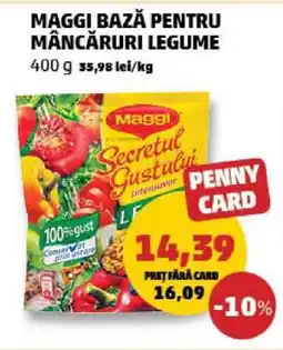 Penny MAGGI BAZĂ PENTRU MÂNCĂRURI LEGUME Ofertă