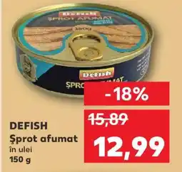Kaufland DEFISH Şprot afumat Ofertă