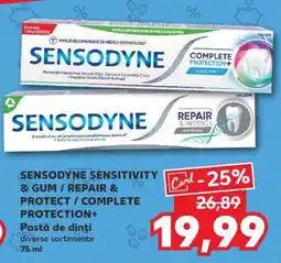 Kaufland Sensodyne Sensitivity & Gum / Repair & Protect / Complete Protection+ Ofertă