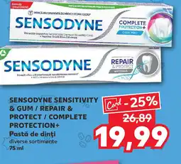 Kaufland SENSODYNE SENSITIVITY PROTECT / COMPLETE PROTECTION+ Pastă de dinţi Ofertă