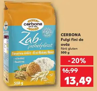 Kaufland CERBONA Fulgi fini de ovăz Ofertă