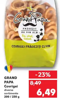 Kaufland GRAND PAPA Covrigei Ofertă