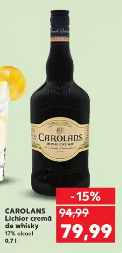 Kaufland CAROLANS Lichior cremă de whisky Ofertă