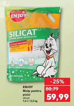 Kaufland ENJOY Nisip pentru pisici Ofertă