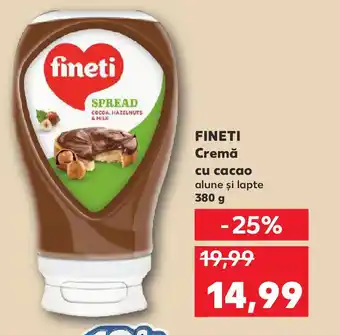 Kaufland FINETI Cremă cu cacao Ofertă