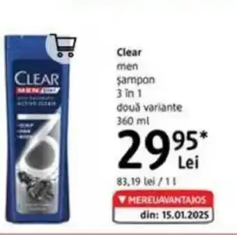 DM Clear men sampon Ofertă