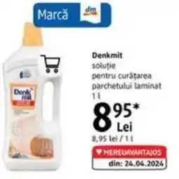 DM Denkmit soluţie pentru curățarea parchetului laminat Ofertă