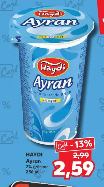 Kaufland HAYDI Ayran Ofertă
