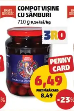 Penny COMPOT VIȘINE CU SÂMBURI Ofertă