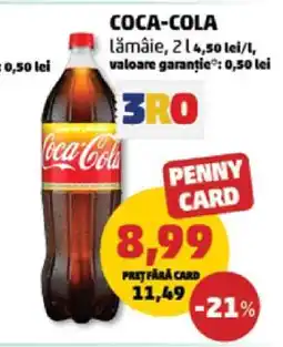 Penny COCA-COLA Ofertă