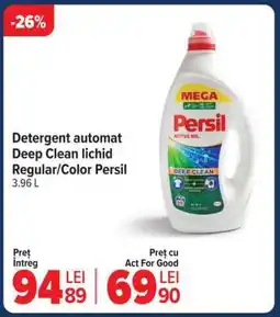 Carrefour Detergent automat Deep Clean lichid Regular/Color Persil Ofertă