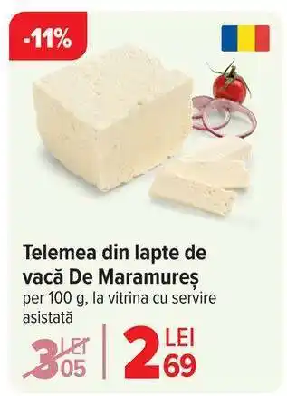 Carrefour Telemea din lapte de vacă De Maramureș Ofertă