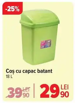 Carrefour Coș cu capac batant Ofertă