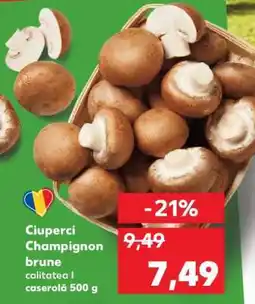 Kaufland Ciuperci Champignon brune Ofertă