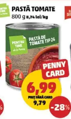 Penny PASTĂ TOMATE Ofertă