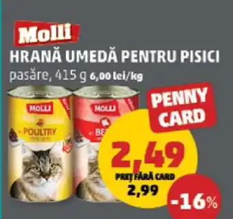 Penny Molli Hrană Umedă pentru Pisici Ofertă
