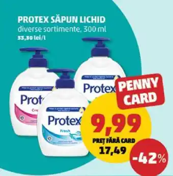 Penny PROTEX SĂPUN LICHID Ofertă