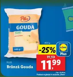 Lidl Brânză Gouda Ofertă