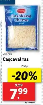 Lidl MILBONA Cașcaval ras Ofertă