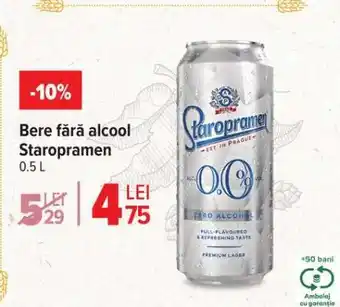 Carrefour Bere fără alcool Staropramen Ofertă