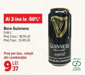 Carrefour Bere Guinness Ofertă
