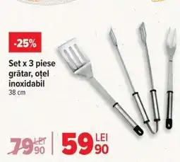 Carrefour Set x 3 piese grătar Ofertă