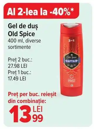 Carrefour Gel de duș Old Spice Ofertă