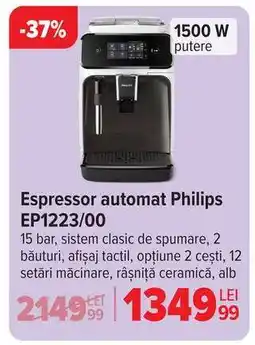 Carrefour Espressor automat Philips EP1223/00 Ofertă