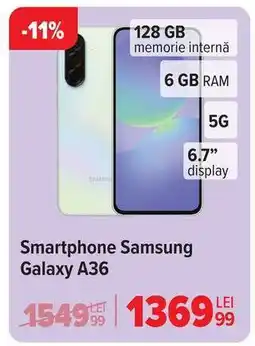 Carrefour Smartphone Samsung Galaxy A36 Ofertă