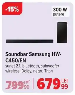 Carrefour Soundbar Samsung HW-C450/EN Ofertă
