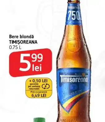 Supeco Bere blondǎ TIMIŞOREANA Ofertă