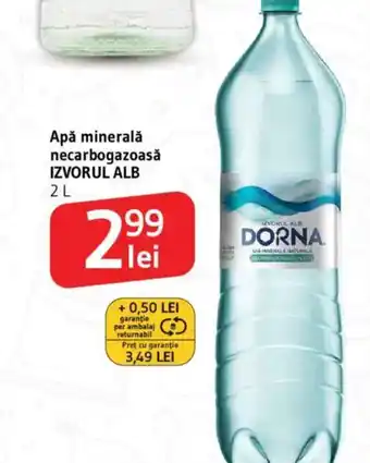 Supeco Apă minerală necarbogazoasă IZVORUL ALB Ofertă