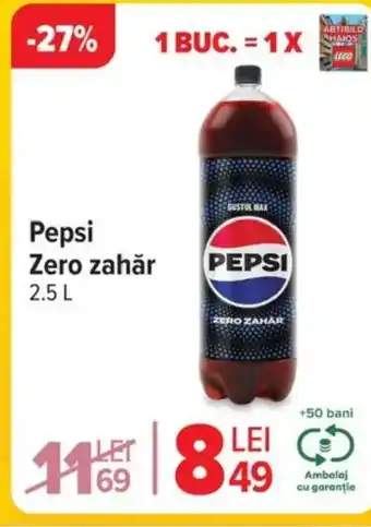 Carrefour Market Pepsi Zero zahăr Ofertă