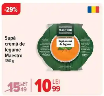 Carrefour Supă cremă de legume Maestro Ofertă