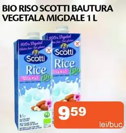 Unicarm Bio riso scotti bautura vegetala migdale Ofertă