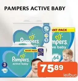 Unicarm Pampers active baby Ofertă